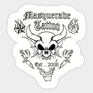 Hellfire masquerade tattoo Sticker